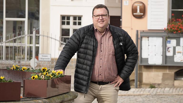 Alexander Bergmann kandidiert als Bürgermeister der Stadt Hofheim.