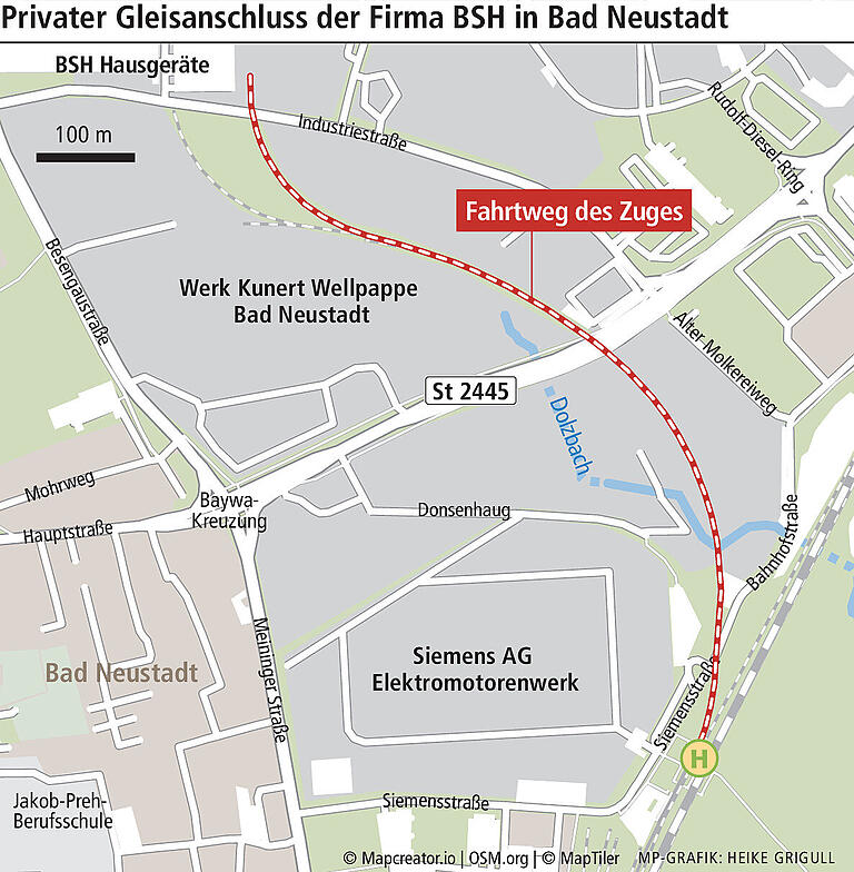 Vom Abstellgleis in die ganze Welt: Wie die Firma BSH Staubsauger per Zug aus Bad Neustadt nach ganz Europa liefert