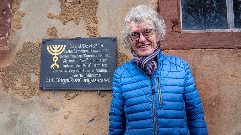 Georg Schirmer ist Vorsitzender des Fördervereins ehemalige Synagoge Laudenbach.