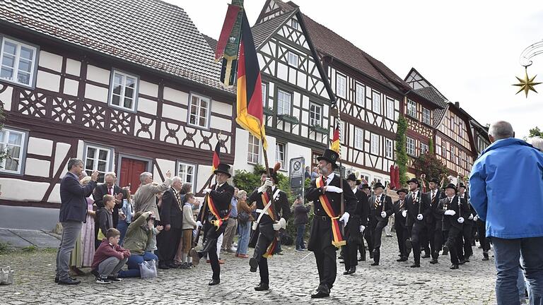 Das Highlight auf dem Königsberger Pfingstfest war auch in diesem Jahr der Auszug der Bürgerwehr.