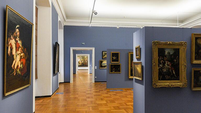 Blick in die Gemäldegalerie des Martin von Wagner Museums Blick in die Gemäldegalerie des Martin von Wagner Museums