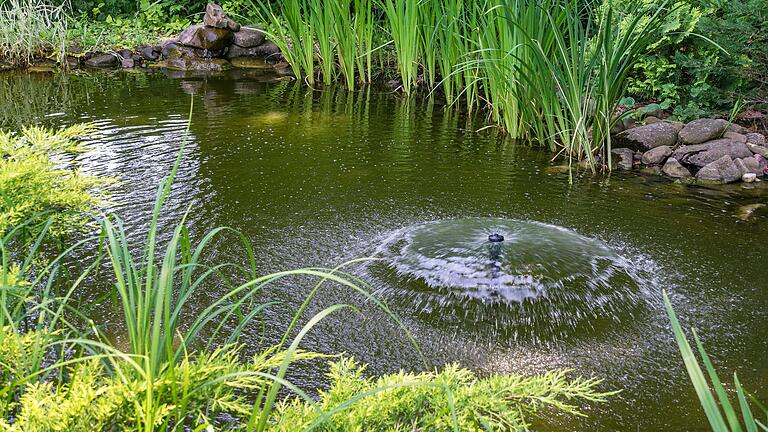 Ist der Frost vorüber, können Wasserspiele wieder in Betrieb genommen werden.