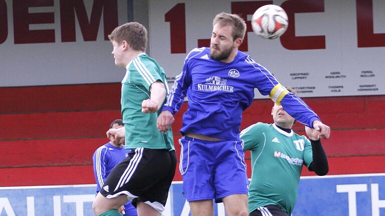 Sieger im Kopfball-Duell: Jan Gernlein, 2015 Kapitän der Kreisliga-Reserve des FC Lichtenfels.