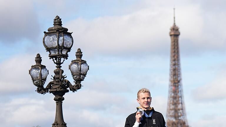 Paris 2024 - Freiwasserschwimmen       -  Oliver Klemet hätte sich kaum einen malerischeren Ort für seinen Erfolg aussuchen können.