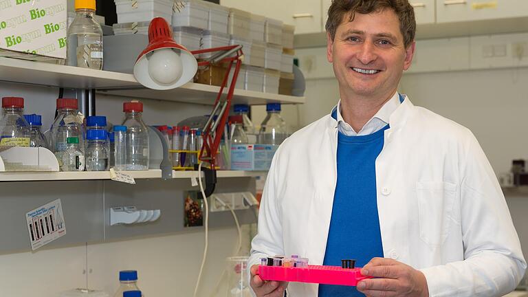 Professor Jörg Vogel, Leiter des Helmholtz-Instituts für Infektionsforschung, in seinem Labor an der Uniklinik Würzburg. Professor Jörg Vogel, Leiter des Helmholtz-Instituts für Infektionsforschung, in seinem Labor an der Uniklinik Würzburg.