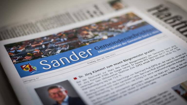 Das Sander Gemeindeblatt hat im Wahlkampf für Kritik gesorgt. Das Sander Gemeindeblatt hat im Wahlkampf für Kritik gesorgt.
