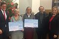 Von links: Marco Will, Karola Herbert, Monika Hartig-Klein, Harald Ebert, und Verena Delle Donne.