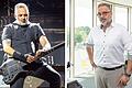 Die zwei Welten des Sam Elflein: am E-Bass für die Rammstein-Coverband Stahlzeit und im Entwicklungszentrum seines Arbeitgebers Jopp in Bad Neustadt.