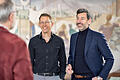 MainKonzept - Main-Post Corporate Media       -  Mission Kundenerfolg – Dr. Leonard Landois, Geschäftsführer von MainKonzept GmbH (rechts) und Stefan Dietzer, Leiter Corporate Publishing, arbeiten am Erfolg ihrer Kunden.