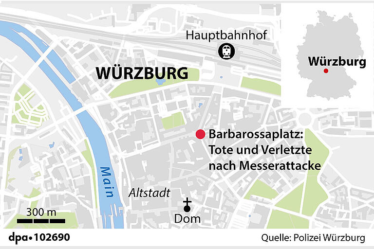 Messer-Anschlag in Würzburg: Innenminister spricht von islamistischem Motiv