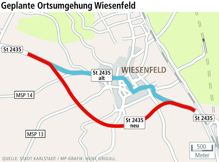 Ortsumgehung Wiesenfeld: Baubeginn wohl im Herbst 2021