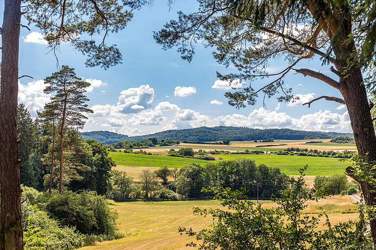 Die Tour bietet an einigen Stellen eine wunderbare Fernsicht auf die Berge der Rhön und unberührte Natur. Die Tour bietet an einigen Stellen eine wunderbare Fernsicht auf die Berge der Rhön und unberührte Natur.
