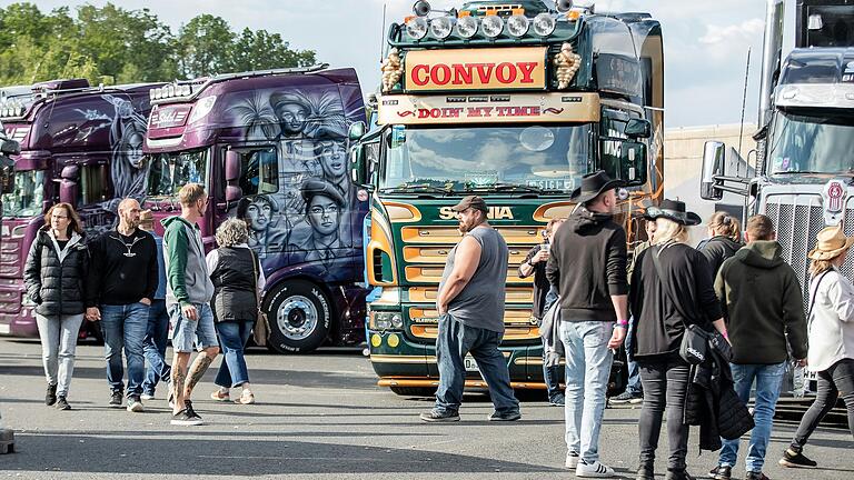 Beim Trucker- und Country-Festival in Geiselwind herrschte am Wochenende reges Treiben.