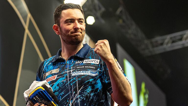 Luke Humphries - Darts-Weltmeister Humphries auf der großen Bühne. Luke Humphries - Darts-Weltmeister Humphries auf der großen Bühne.