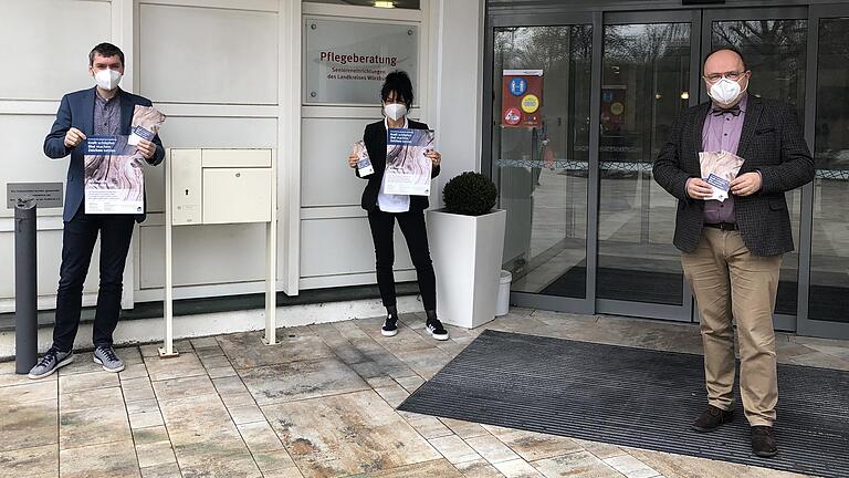 Seit Anfang des Jahres gibt es vom Kommunalunternehmen Würzburg die Fachstelle für pflegende Angehörige. Im Bild: Tobias Konrad (links), Leiter der Abteilung Senioren, Angelika Kraus von der Fachstelle für pflegende Angehörige sowie Alexander Schraml, Vorstand des Kommunalunternehmes Würzburg. Seit Anfang des Jahres gibt es vom Kommunalunternehmen Würzburg die Fachstelle für pflegende Angehörige. Im Bild: Tobias Konrad (links), Leiter der Abteilung Senioren, Angelika Kraus von der Fachstelle für pflegende Angehörige sowie Alexander Schraml, Vorstand des Kommunalunternehmes Würzburg.