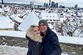 Zusammen mit seiner Freundin Tereza genießt Dominik Tobola die Stippvisite in der estnischen Hauptstadt Tallin.