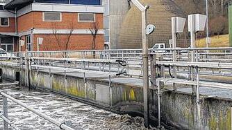 Auszuwechseln: Die Membranen dieses Klärbecken-Zulaufs müssen ausgetauscht werden.