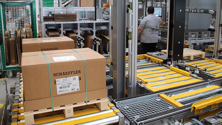Nicht zuletzt wegen der Lage im Kreuz der Autobahnen schätzen Unternehmen den Landkreis Kitzingen als Betriebsstandort. So wie die Schaeffler AG (Archivbild), die seit drei Jahren in Kitzingen ihr Europäisches Distributionszentrum (EDZ) Mitte betreibt.