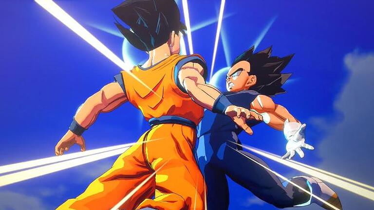 Bumm! Hier messen Son Goku und Sayajin Vegeta ihre Kräfte. Foto: dpa-tmn       -  'Dragon Ball' handelt von dem Jungen Son Goku, der gegen das Böse kämpft. Sein Erfinder, Akira Toriyama, ist nun gestorben.