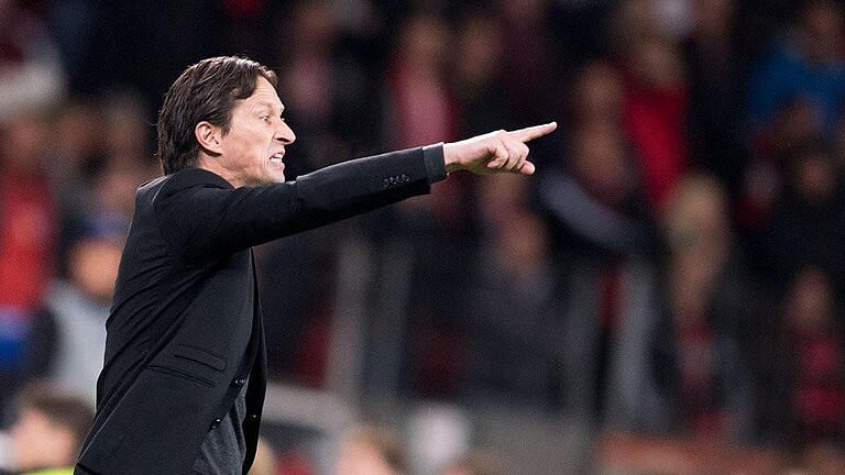 Bayer-Coach       -  Für Trainer Roger Schmidt und die Werkself ist der Königsklassenauftritt gegen Tottenham Hotspur ein Schlüsselspiel. Foto: Marius Becker