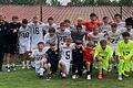 Strahlende Sieger: Die U14-Meistermannschaft des TV73 Würzburg.