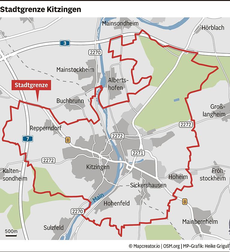 Kaputte Straße neben Post-Logistikzentrum: Darüber ärgern sich Autofahrer zwischen Kitzingen und Albertshofen