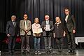 Im Bild (von links): Prof. Friedhelm Brusniak (Präsident des Fränkischen Sängerbundes), Helmut Kaltenhauser (Präsident des Bayerischen Musikrats), Cornelia Kelz (2. Vorsitzende Sängerkranz Mühlbach),                        Walter Hombach (1. Vorsitzender Sängerkranz Mühlbach), Gudrun Goldkuhle (Chorassistentin Sängerkranz Mühlbach) und Minister Markus Blume.