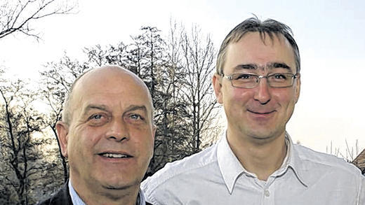 Die neuen Obleute der Zahnärzte: Dr. Jürgen Welsch (links) aus Hofheim und sein Stellvertreter, Dr. Tino Hartwig aus Zeil. Die neuen Obleute der Zahnärzte: Dr. Jürgen Welsch (links) aus Hofheim und sein Stellvertreter, Dr. Tino Hartwig aus Zeil.