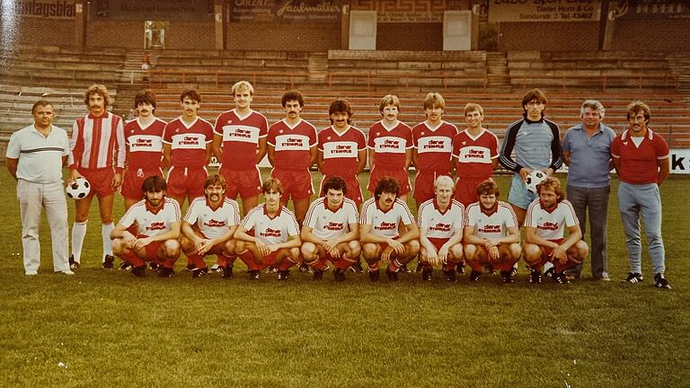 Der Trainer: Paul Seufert (rechts) als Coach der Würzburger Kickers Anfang der 80er-Jahre.