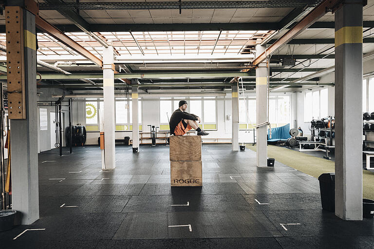 Alex Schmitt von der 'CrossFit KraftMühle'.