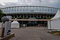 Ernst-Happel-Stadion       -  Rund um das Ernst-Happel-Stadion werden Schleusen und Verkehrssperren für Fahrzeuge eingerichtet. (Archivfoto)