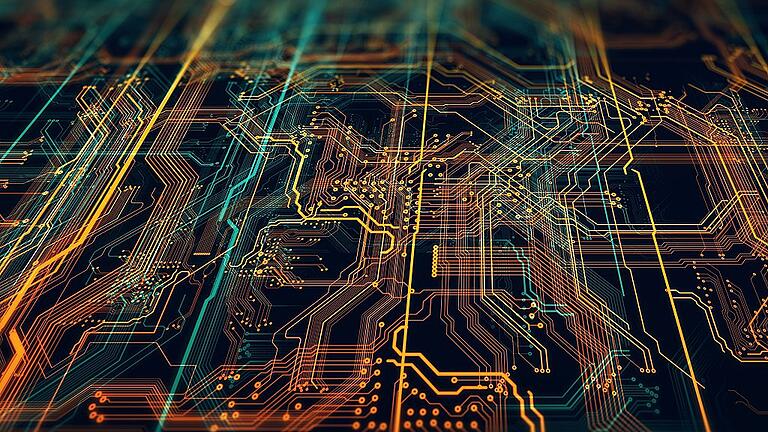 Printed circuit board futuristic server - _ Printed circuit board futuristic server - _