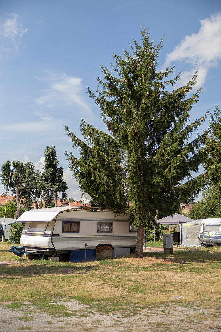 Camping in Würzburg.