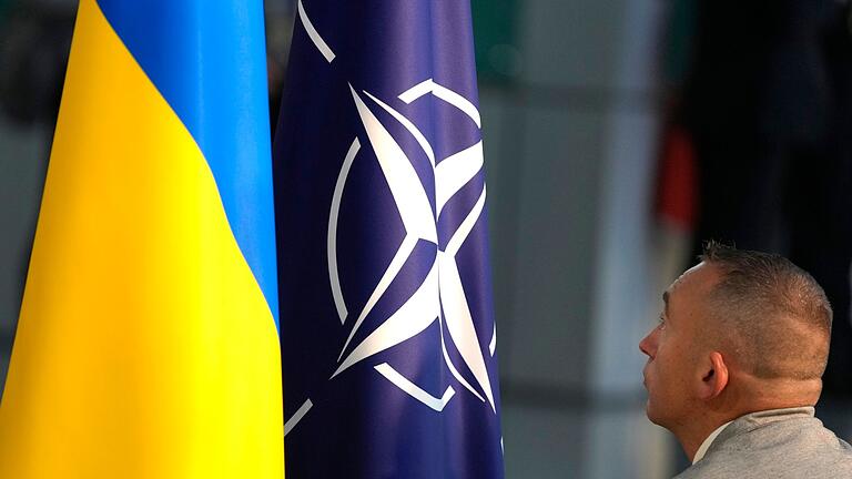 Nato-Verteidigungsministertreffen       -  Bislang gibt es keinerlei Zeitplan für den von der Ukraine angestrebten Nato-Beitritt.