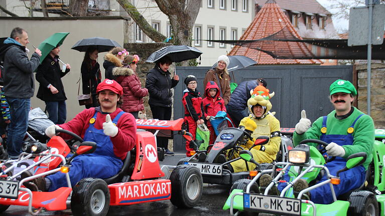 Landkreisfaschingsumzug in Kitzingen.