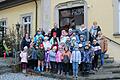 Besuch der Kita-Kinder beim Bürgermeister in Ebrach.