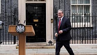 Nach der Parlamentswahl in Großbritannien       -  Der neue Premierminister Starmer will schnell mit dem Regieren beginnen.