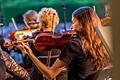 Rund 4000 Besucher lauschen am Mittwoch (15.06.22) im Hofgarten der Residenz in Würzburg den Mozartinterpretationen des Philharmonischen Orchesters Würzburg.