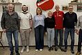 Auf dem Foto 1.  Vorsitzender Joachim Rohmfeld, die Geehrten für 25 Jahre Mitgliedschaft Marcel Reder, Alexandra Seidler, 40 Jahre Mitgliedschaft Alexandra Eckert, Klaus Straub, Helmut Hornung und Franz Manger.