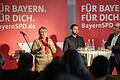 Kämpferisch gab sich die SPD zum Auftakt des Europawahlkampfs in Unterfranken. Im Bild die Europaabgeordneten Maria Noichl und Thomas Rudner (rechts), in der Mitte der unterfränkische Kandidat Tanyel Taş.
