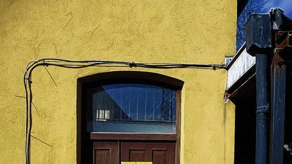 Selten genutzt: Der Eingang zum Keller.
