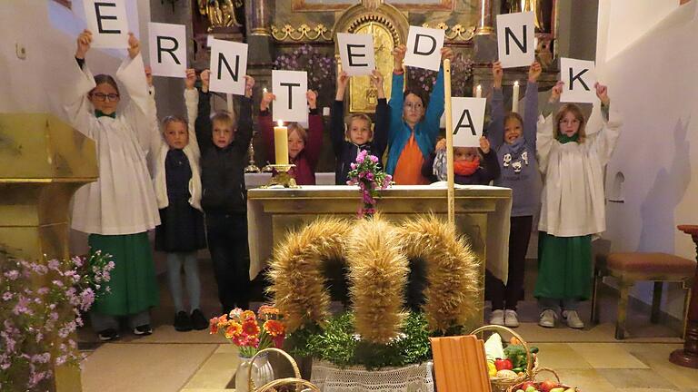 Erntedank in Stadelhofen.