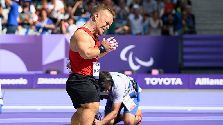 Paralympics Paris 2024 - Leichtathletik       -  Kugelstoßer Niko Kappel aus Deutschland hadert mit Silber.
