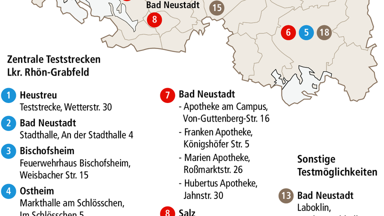Corona: Wo bekomme ich einen Schnelltest in Rhön-Grabfeld?