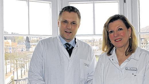 Gemeinschaftspraxis: Am 1. April eröffnen Dr. Christa Deuchert und Dr. Heiko Poppe ihre gemeinsame dermatologische Praxis in den bisherigen Räumen in der Ludwigstraße 3.