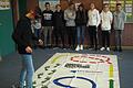 Bild:Bei der Rauschbrillenstation gaukelte die Rauschbrille unterschiedliche Promillewerte vor. Mit diesen musste ein Parcours abgelaufen werden.
