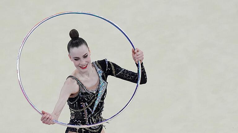 Paris 2024 - Rhythmische Sportgymnastik       -  Die deutsche Gold-Hoffnung Darja Varfolomeev.