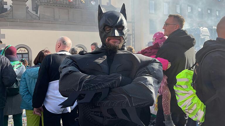 Marc-Aurel aus Schweinfurt war als 'Batman' unterwegs.