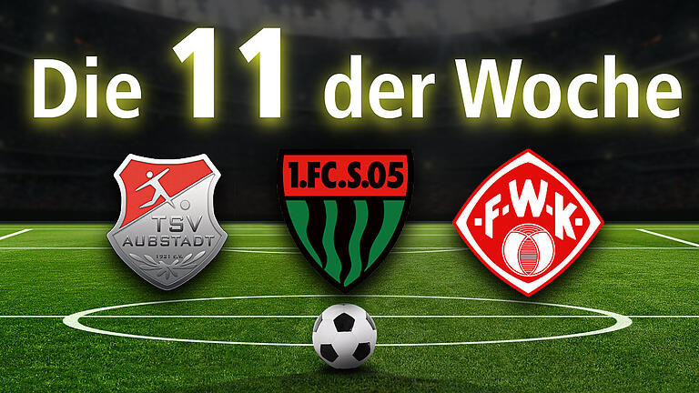 TSV Aubstadt, FC 05 Schweinfurt und FC Würzburger Kickers. Aus diesen drei Vereinen machen wir jede Woche eine 11 der Woche.&nbsp;