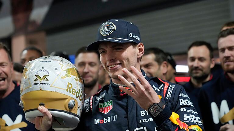 Formel 1  Großer Preis von Las Vegas       -  Max Verstappen zeigt es an: Er hat Titel Nummer 4 sicher.